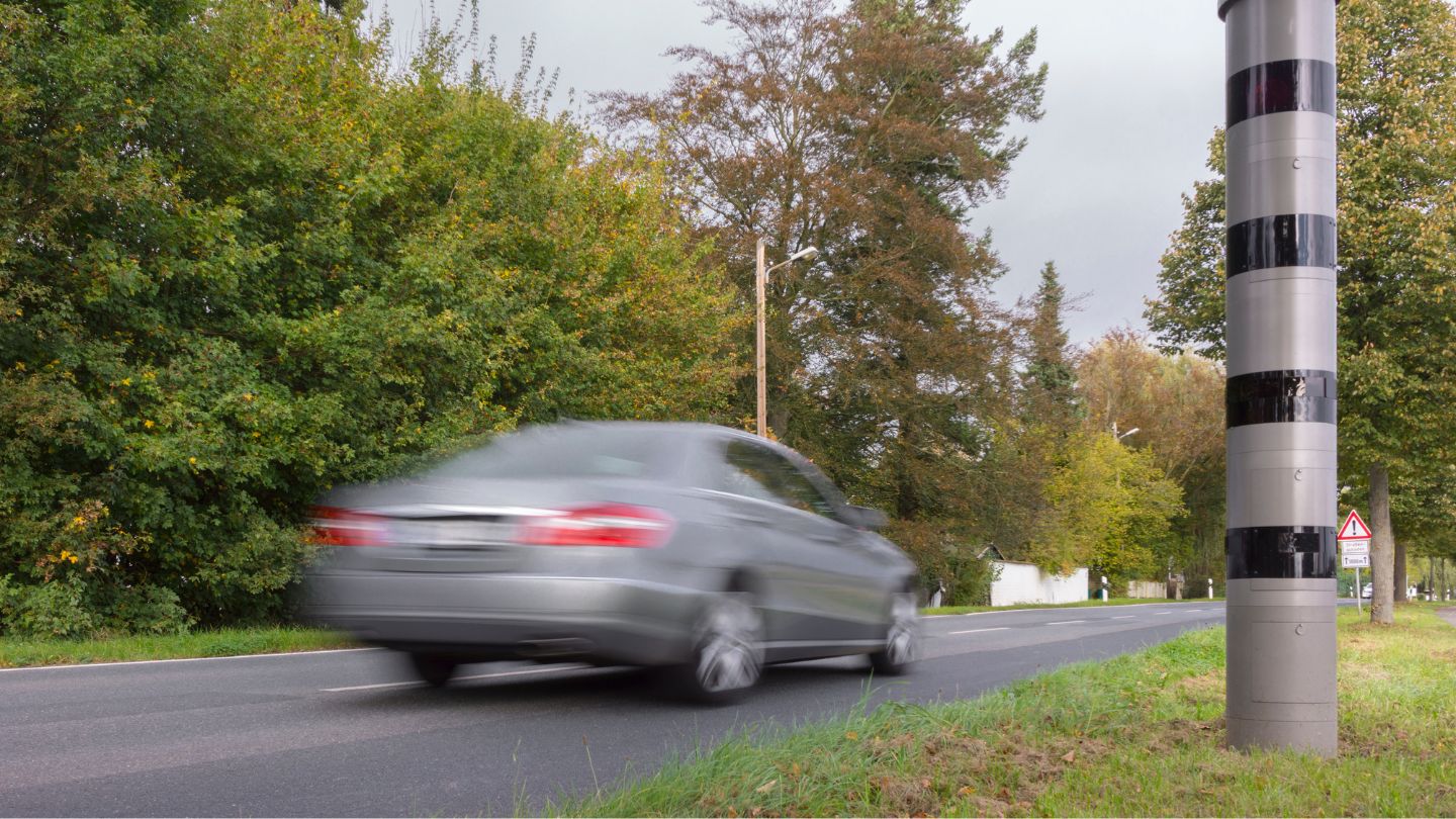 Speeding Car On A Road