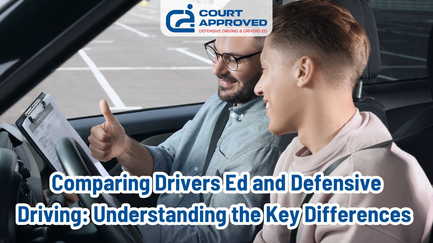 Comparing Drivers Ed and Defensive Driving: Understanding the Key Differences